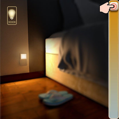 compact plug-in housing designed not to block the adjacent outlet