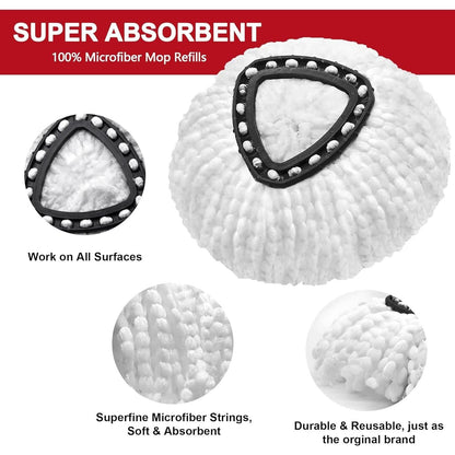 compatible specifically with 1-chamber o-cedar spin mop systems (not dual-chamber rinclea)