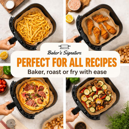 compatible with 5-8 qt baskets from ninja, cosori, instant pot, and most major air fryer brands