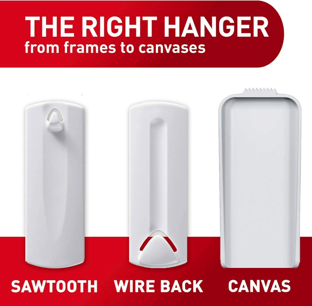compatible with command refill strips for damage-free relocation