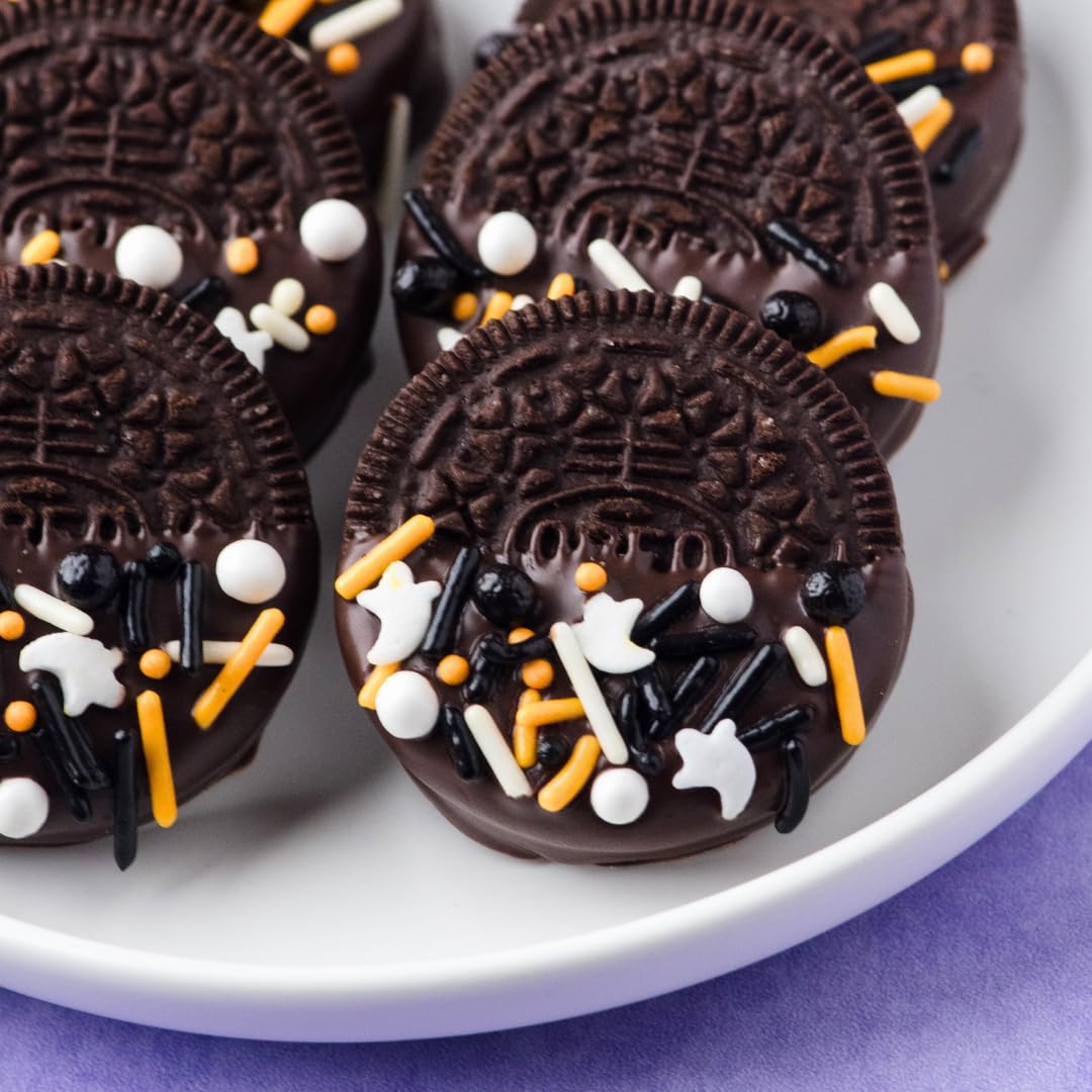 compatible with cupcakes, cookies, cakes, brownies, cake pops, ice cream, and candy apples