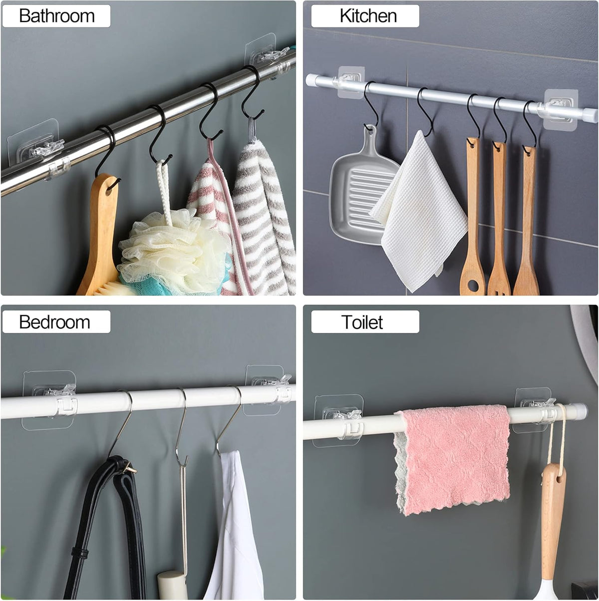 compatible with smooth surfaces including glass, tile, marble, and stainless steel