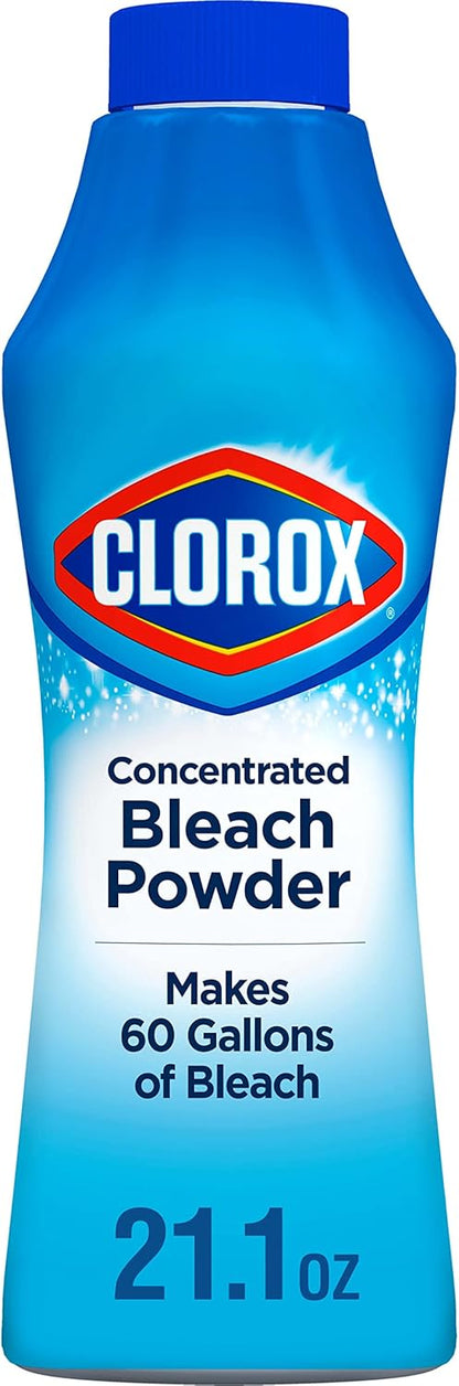concentrated water-activated bleach powder that dissolves in cold water