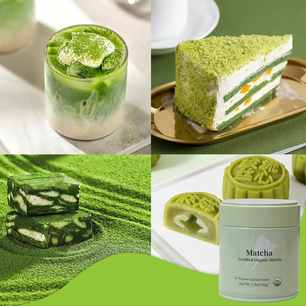 contains caffeine, l-theanine, catechins, egcg, and chlorophyll