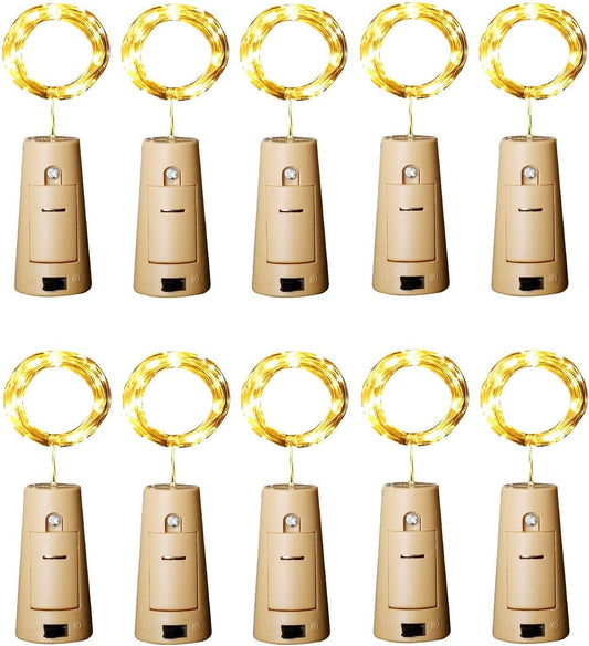 cork-shaped base with integrated toggle switch, fits 1.6–2.3 cm universal bottle openings