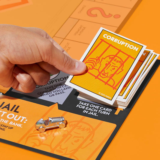 corruption cards that reward time spent in jail with in-game advantages