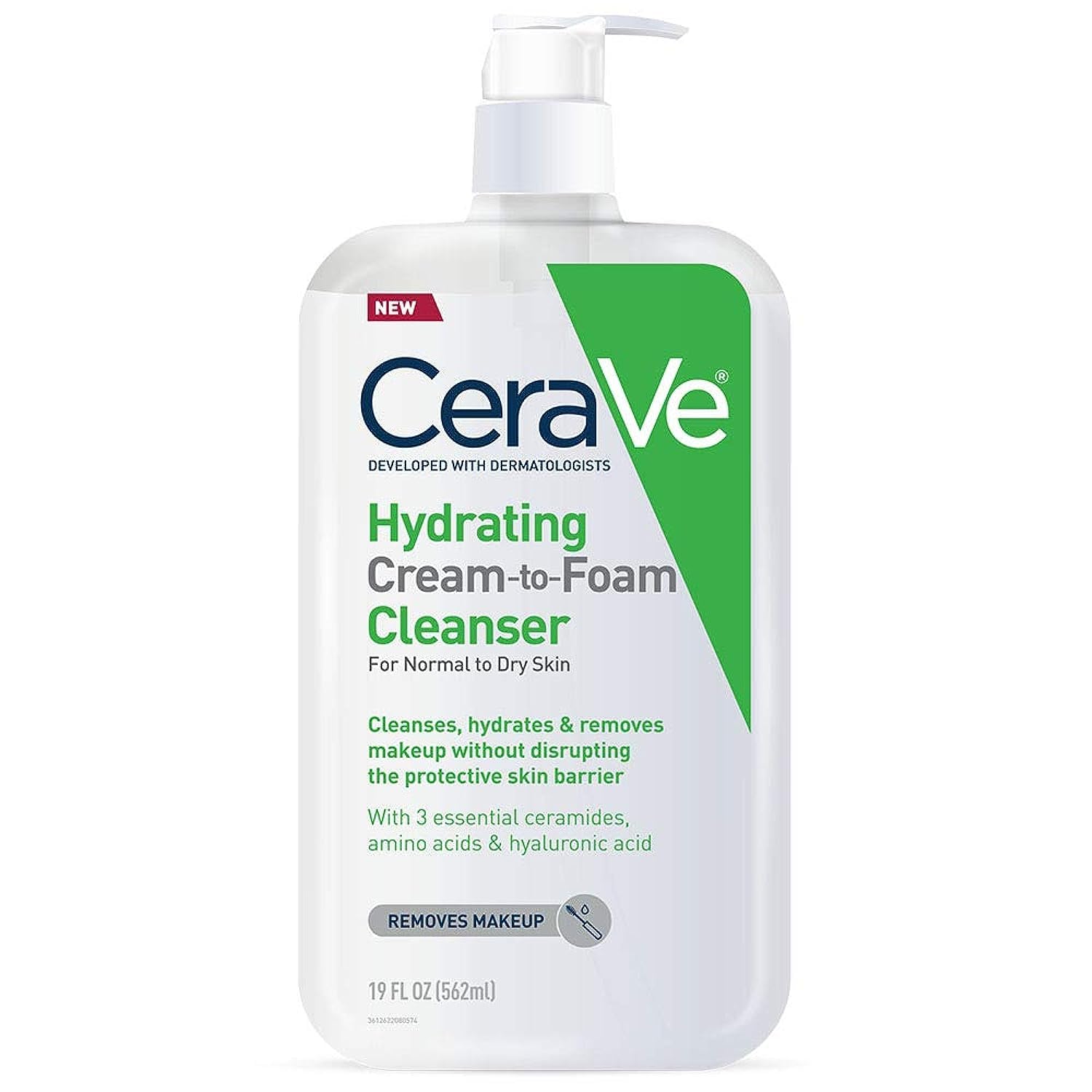 cream-to-foam texture that transforms during lathering for a rich yet rinsable cleanse