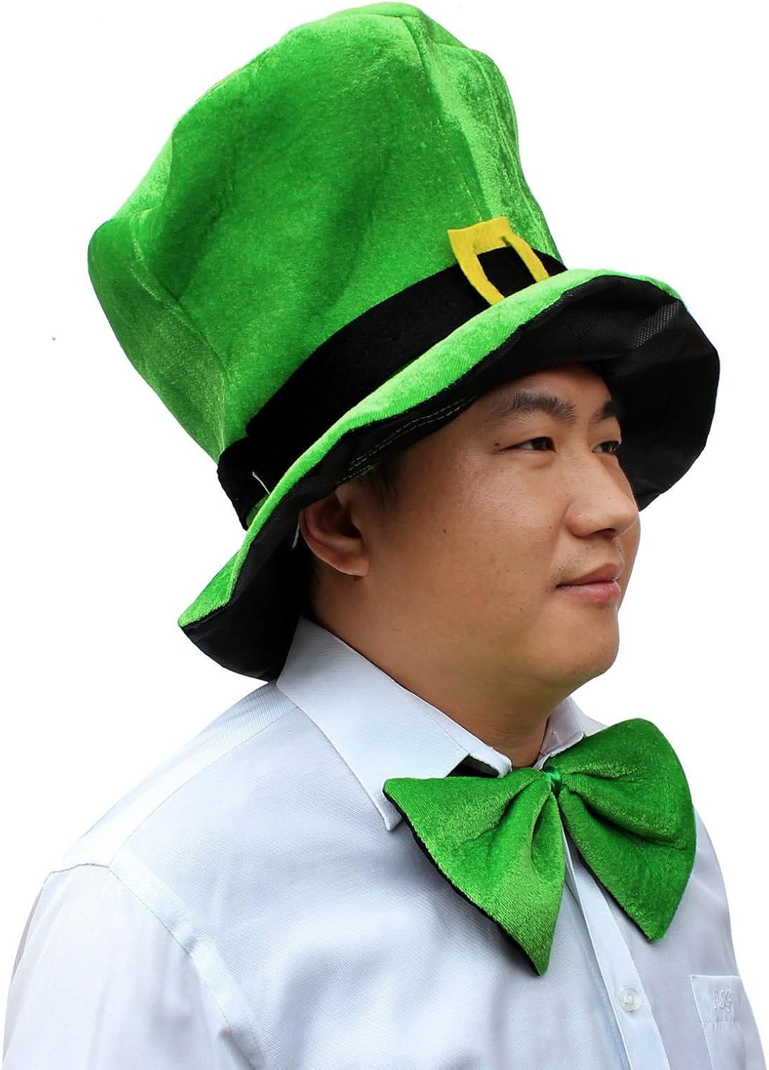 CreepyParty St. Patrick's Day Costume Set – Lightweight Outdoor Party Outfit for Parades and Pub Crawls, 4-Piece Accessory Kit