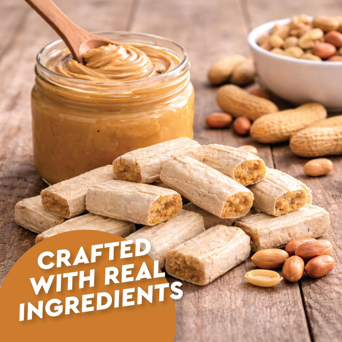 crisp, flaky peanut butter candy bar texture (atkinson's classic recipe)