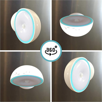 Cruise On Motion LED Accent Light – Stylish 360° Rotating Lamp for Bedroom Decor and Cozy Hallway Ambiance