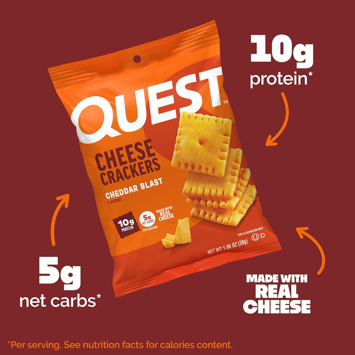 crunchy, seasoned cracker texture with no compromise on mouthfeel