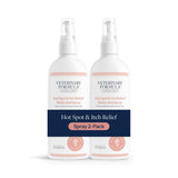 Veterinary Formula Clinical Care Hot Spot & Itch Relief Spray for Dogs & Cats – Paraben-Free, Dye-Free Formula Safe for Multi-Pet Homes