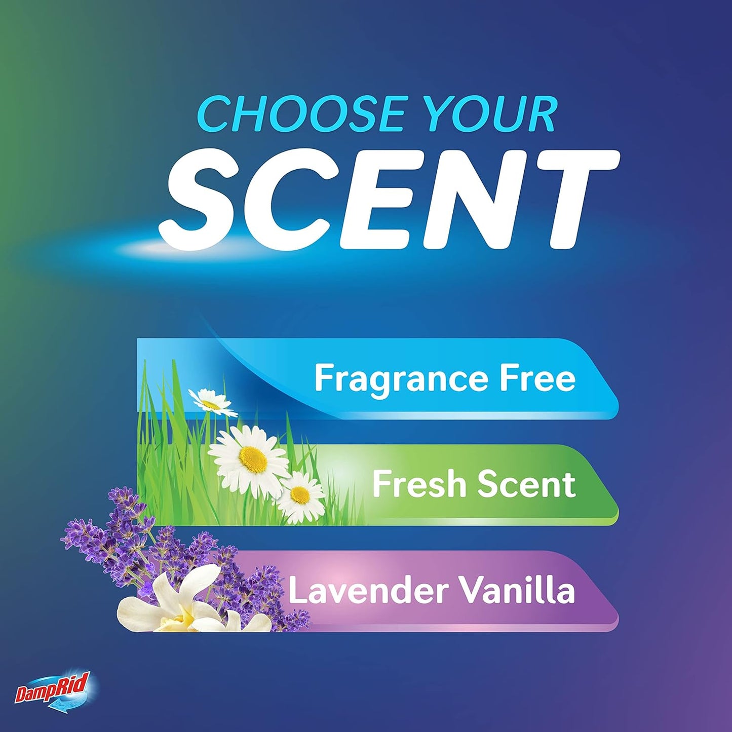 DampRid Lavender Vanilla Hanging Moisture Absorber, Flameless and Battery-Free Closet Dehumidifier for Family Homes