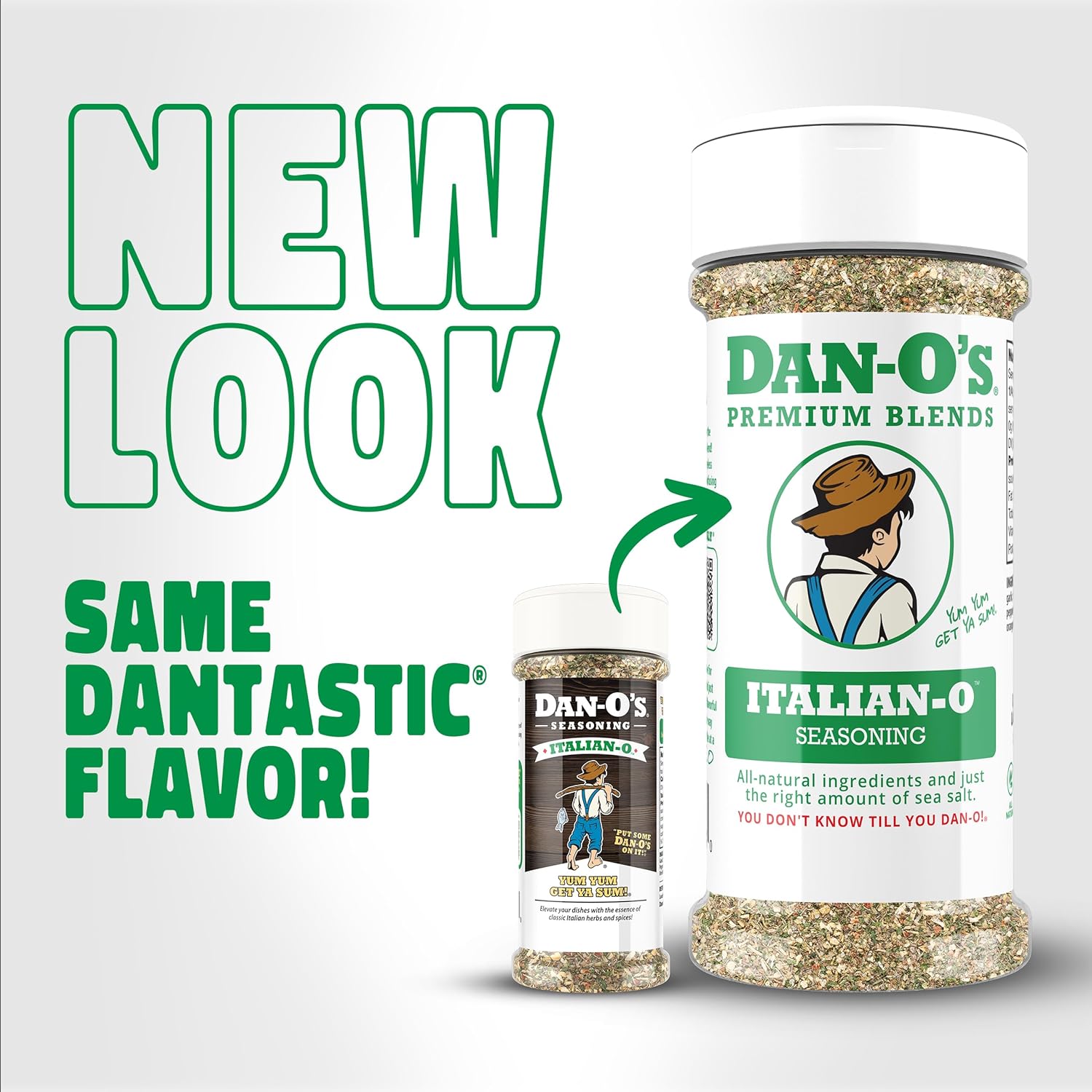 Dan-O's Italian-O Seasoning 2-Pack – Italian Herbs for Grilling, Patio Dinners and Backyard Pizzas