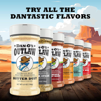 Dan-O's Outlaw Butter Dust – Buttery Dry Rub for Backyard Grilling, Patio Cookouts, and Camping Meals