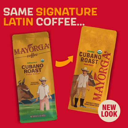 dark cuban-style roast (cafe cubano) with signature latin slow-roasting process in small batches