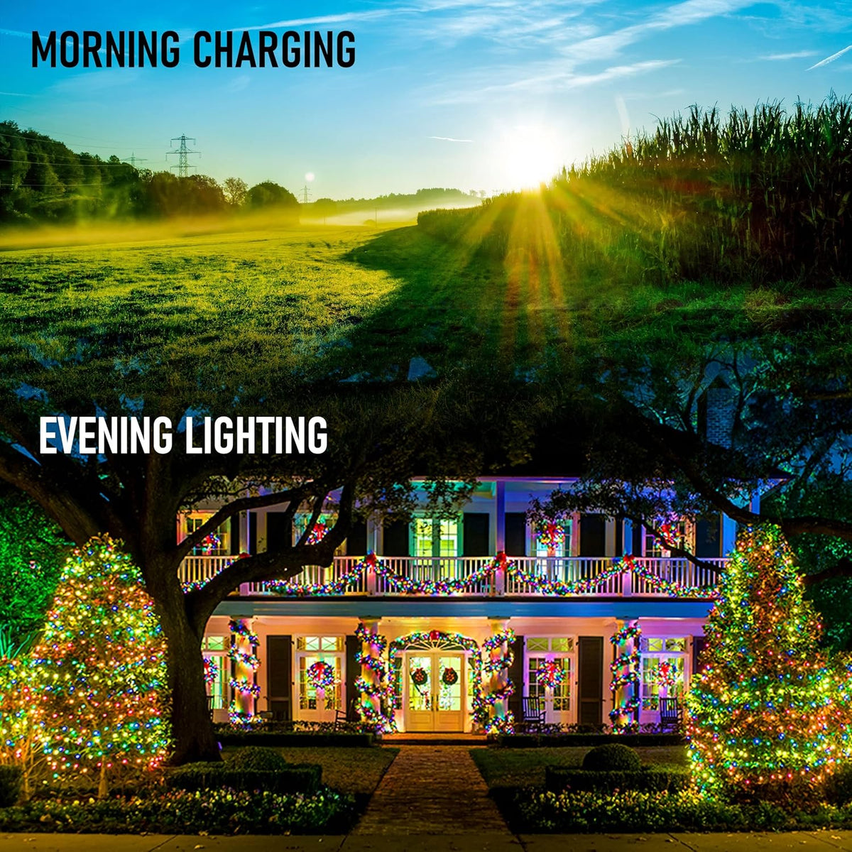 Dazzle Bright Solar String Lights – Child-Safe LED Lights for Nursery, Playroom, and Kids' Bedroom