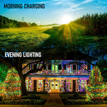 Dazzle Bright Solar String Lights – Child-Safe LED Lights for Nursery, Playroom, and Kids' Bedroom
