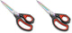 Black/Red - 9.5" (Pack of 2)