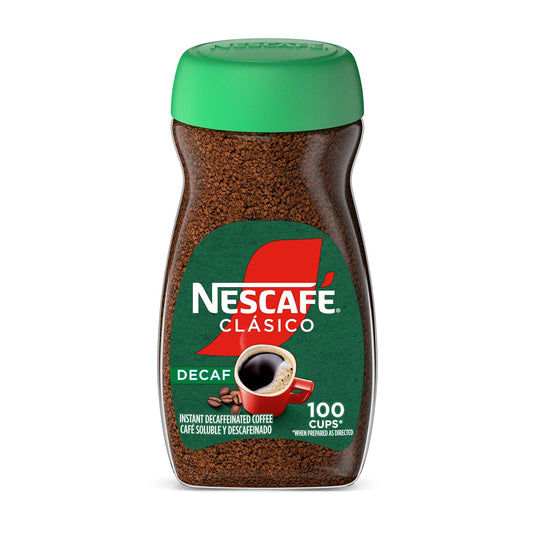 decaffeinated via a specialized water process — preserves coffee flavor without chemical residue