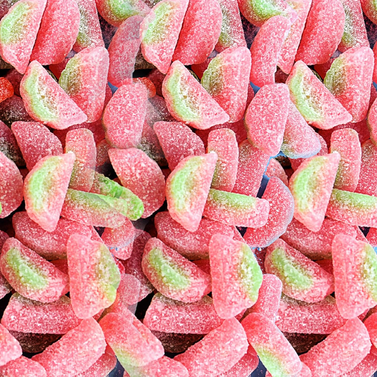 decorative watermelon slice candy shape