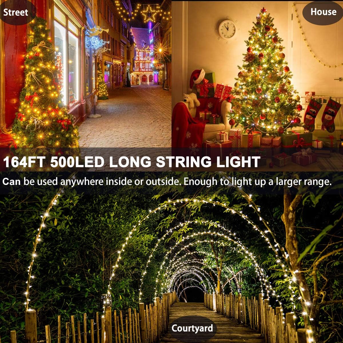 Decute 164FT Starry String Lights – Thoughtful Housewarming & Birthday Gift for Her, Cozy Bedroom Ambiance
