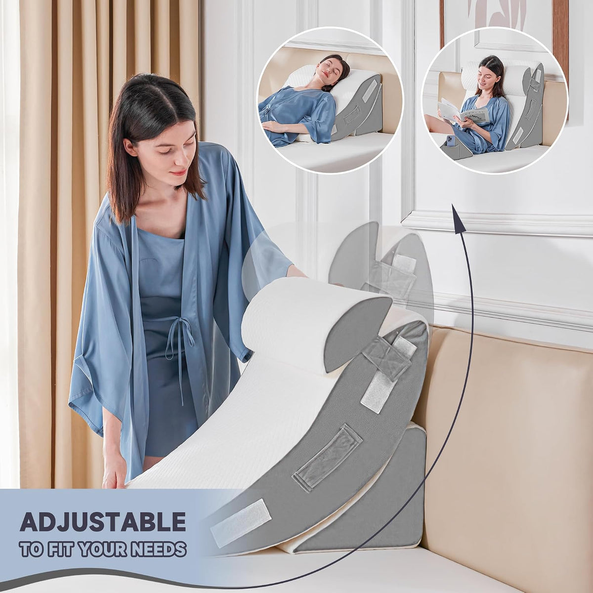 dedicated leg elevation pillow variants for circulation and post-surgery recovery