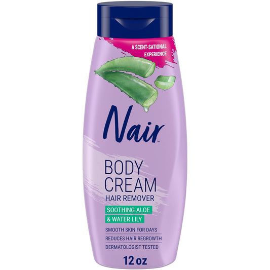 depilatory cream that removes hair below the skin's surface for longer-lasting smoothness