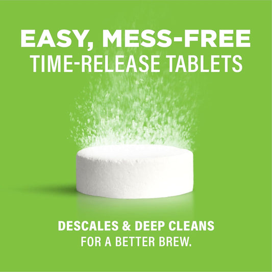 descaling action that dissolves limescale and hard-water mineral deposits