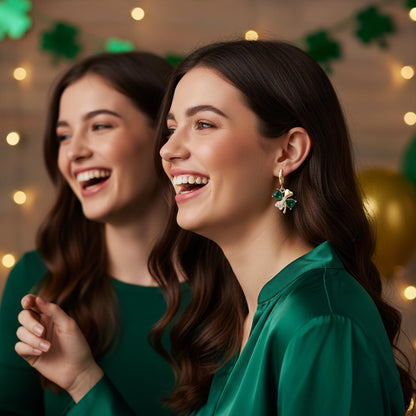 designed as good luck jewelry with traditional irish iconography