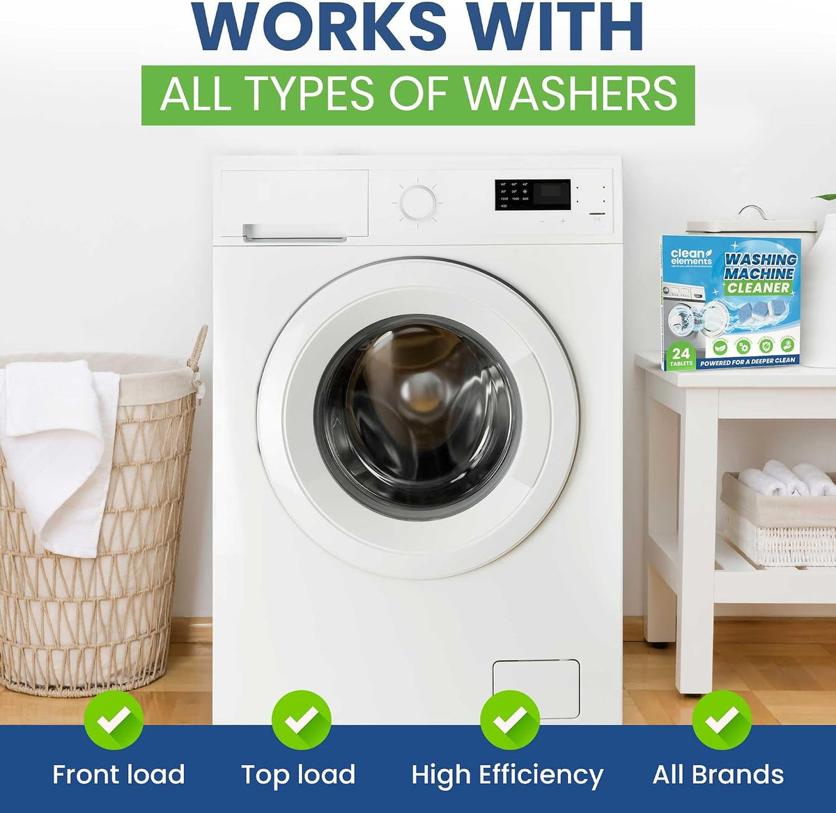 designed for hot or self-clean cycle use with no manual dismantling required