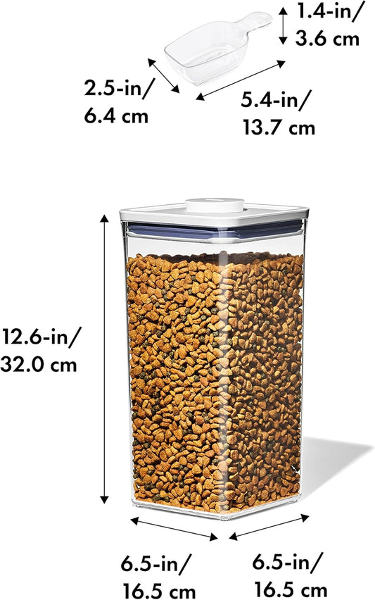 detachable ½ cup measuring scoop