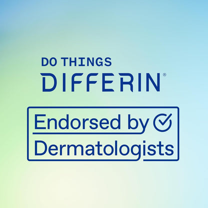 Differin 10% Benzoyl Peroxide Face Wash – Family Bathroom Cleanser for Teen Acne-Prone Skin