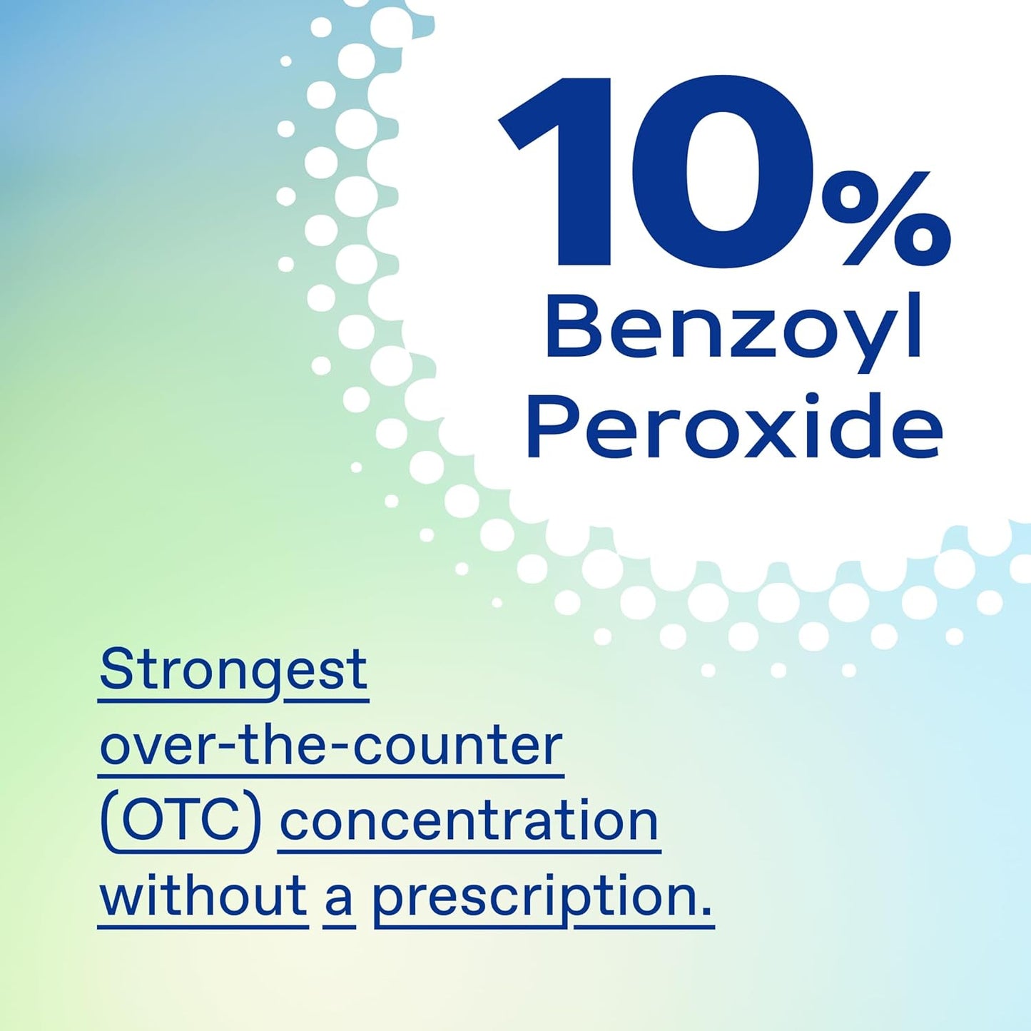 Differin 10% Benzoyl Peroxide Face Wash – Family Bathroom Cleanser for Teen Acne-Prone Skin