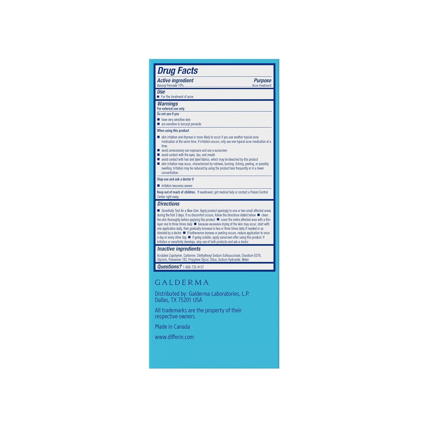 Differin Acne Spot Treatment – Clean Routine Staple for Cluttered-Free Vanities, 1 oz Unscented Gel
