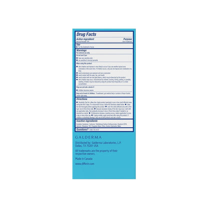 Differin Acne Spot Treatment – Clean Routine Staple for Cluttered-Free Vanities, 1 oz Unscented Gel