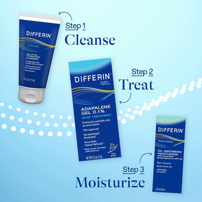 Differin Acne Treatment Gel – Gentle, Dermatologist-Tested Option for Sensitive Skin