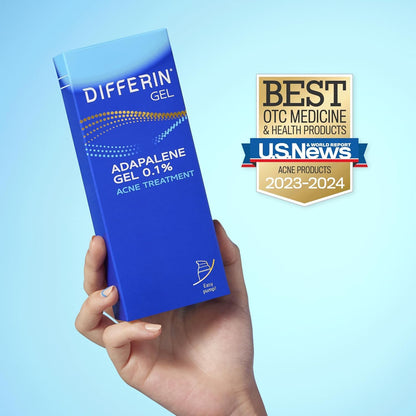 Differin Acne Treatment Gel – Gentle, Dermatologist-Tested Option for Sensitive Skin