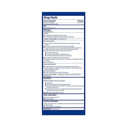 Differin Prescription-Strength Retinoid Gel – Premium Acne Treatment, Dermatologist Formulated