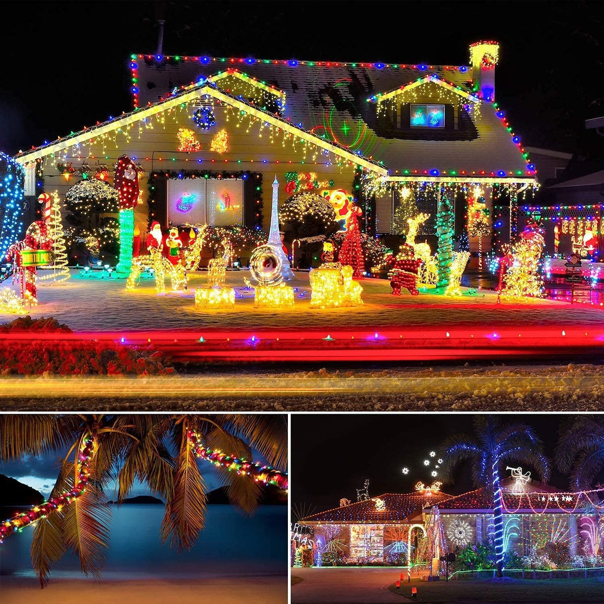 Dimmable Battery Powered Tube Lights 8 Modes Remote Timer for Mantel Display Staircase Accent and Indoor Decor