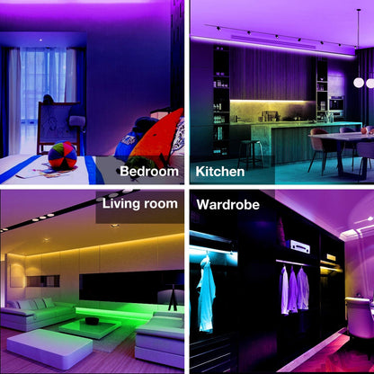 dimmable brightness controlled via included remote