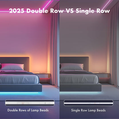 dimmable lighting with flash, jump, fade modes and diy color customization