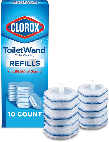 disposable scrubbing pads preloaded with clorox disinfectant cleaner