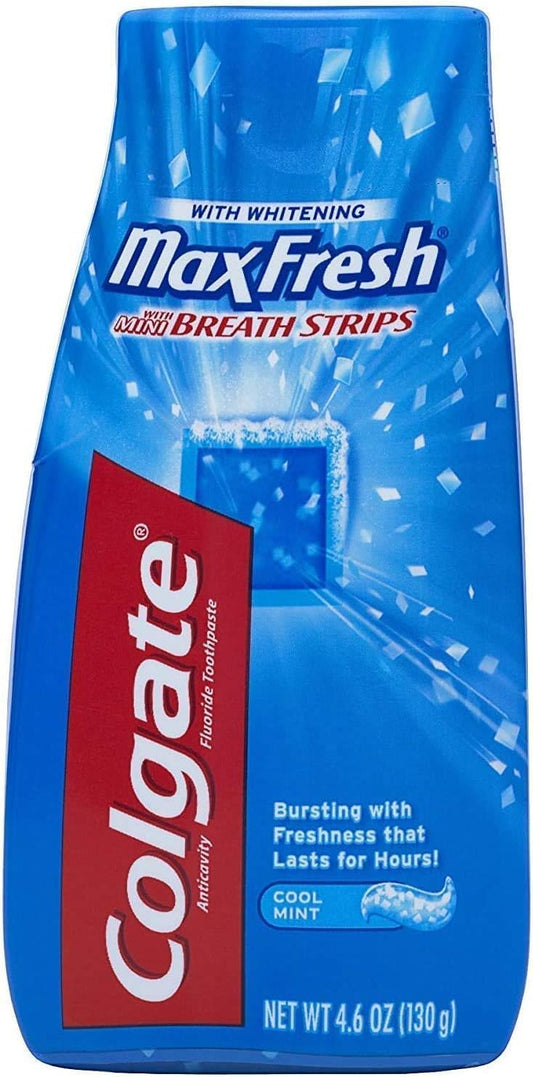 dissolvable mini breath strips infused throughout the liquid toothpaste formula