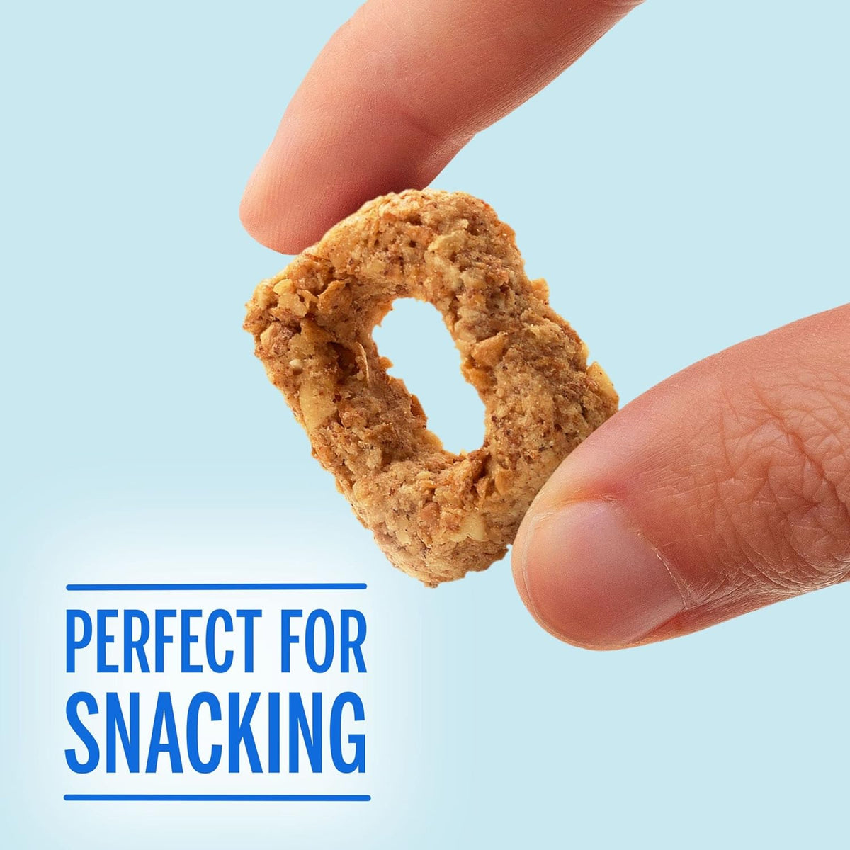 distinctive 'o'-shaped crispy cluster form factor