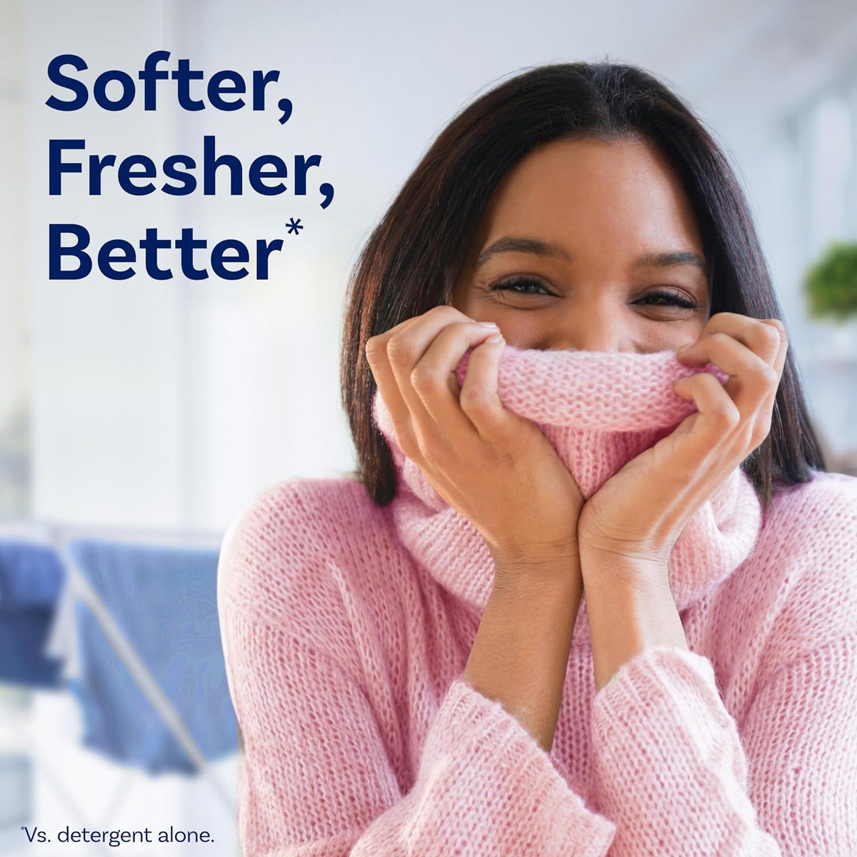 Downy Soft 2 in 1 Softener and Freshener Clean Breeze, Fast-Delivered Laundry Care for Career Wardrobes and Background Focus Environments