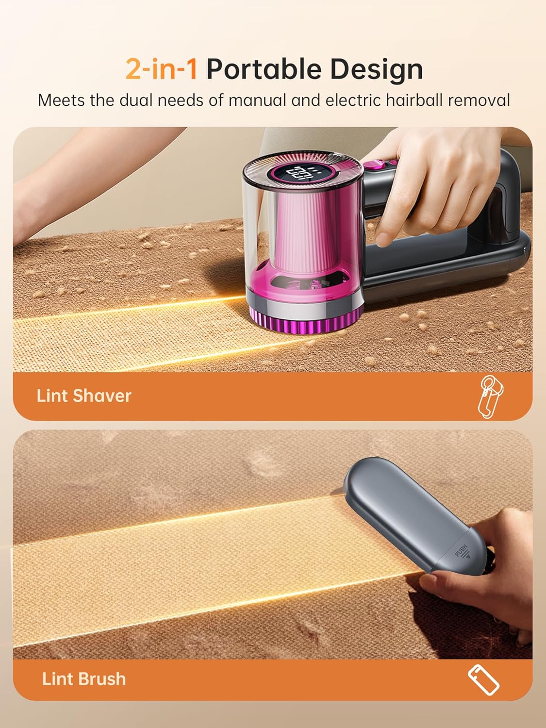 DRFLASH Fabric Shaver with Auto Shutoff – Safe Defuzzer for Homes with Curious Kids and Pets
