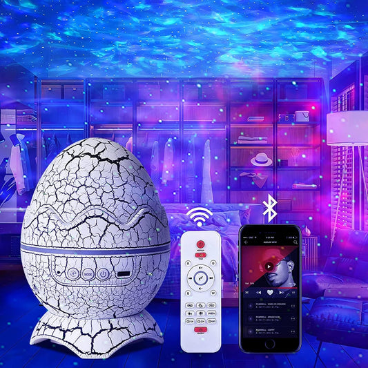 dual-layer nebula + star projection with up to 14 color combinations and 4 speed/brightness levels