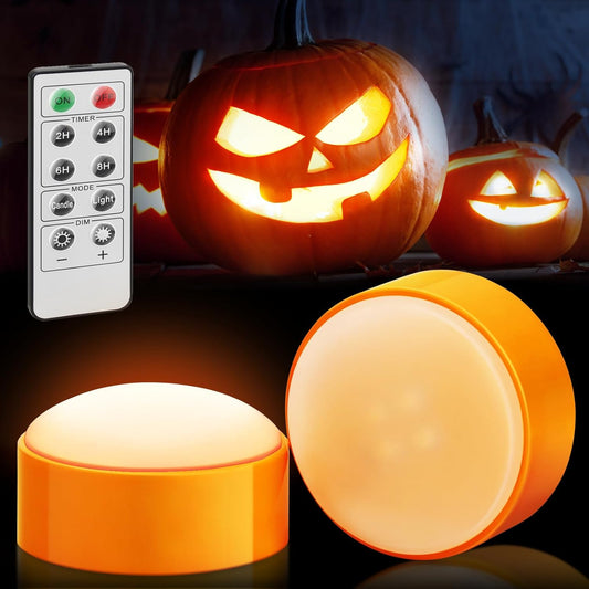 dual lighting modes: flickering candle effect and steady-on with dimmable brightness
