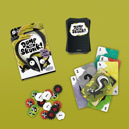 Dump The Skunk! Game – Reiner Knizia Stocking Stuffer and Birthday Present for Teens, Adults, and Families